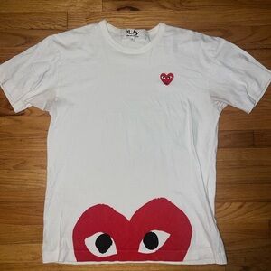 Comme des Garcons Play White Tee